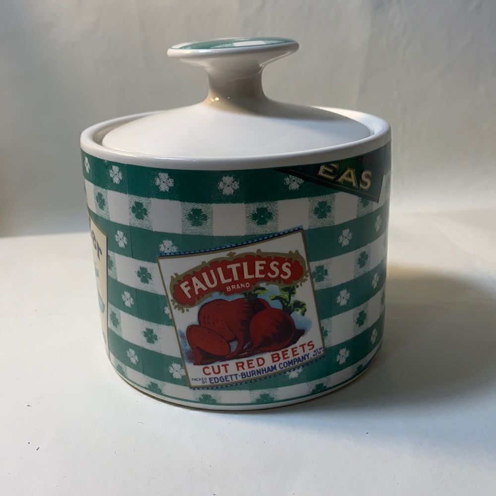 Omnibus By Fitz & Floyd Country Cupboard Canister
